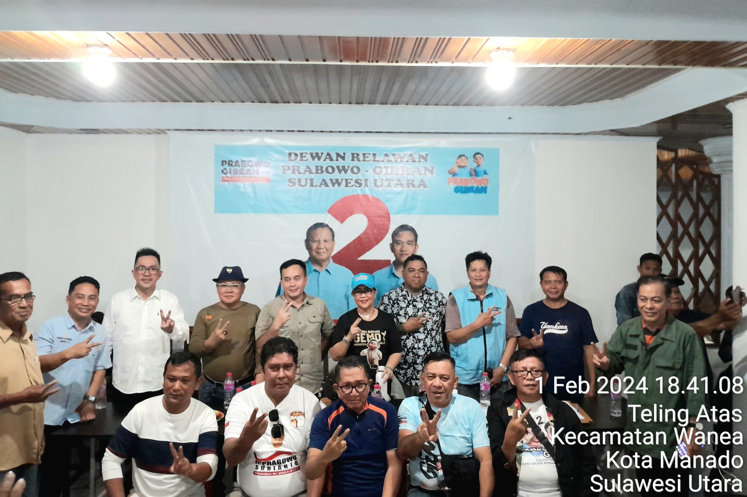 Prabowo Subianto Pulang Kampung, Ketua TKD Sulut, Relawan dan Ketua Lsm Ormas Adat Rapatkan Barisan TimePhoto_20240201_184108