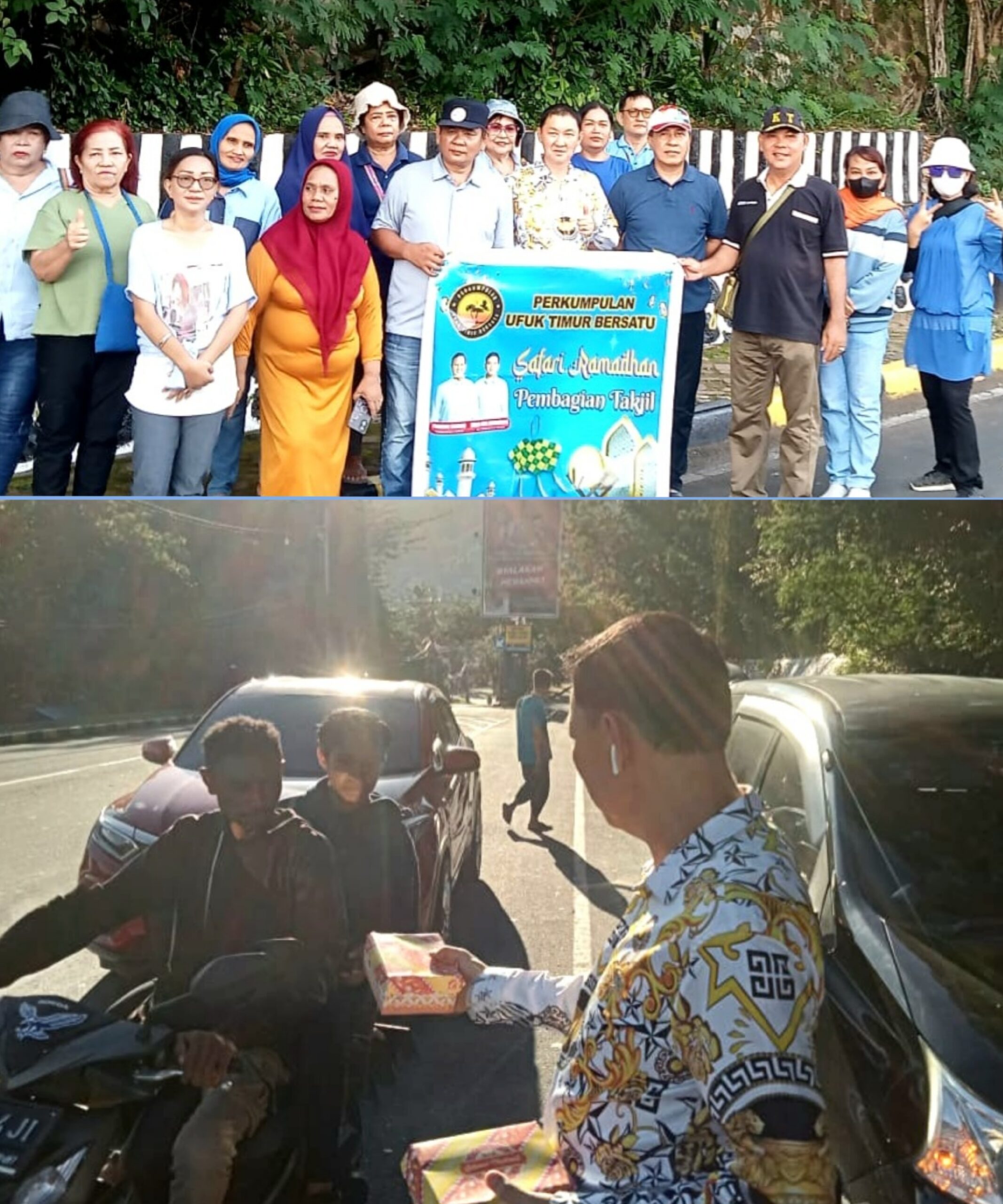 Perkumpulan Ufuk Timur Bersatu Berbagi Takjil, Membangun Keharmonisan di Bulan Ramadhan 1445 H GridArt_20240408_225009364