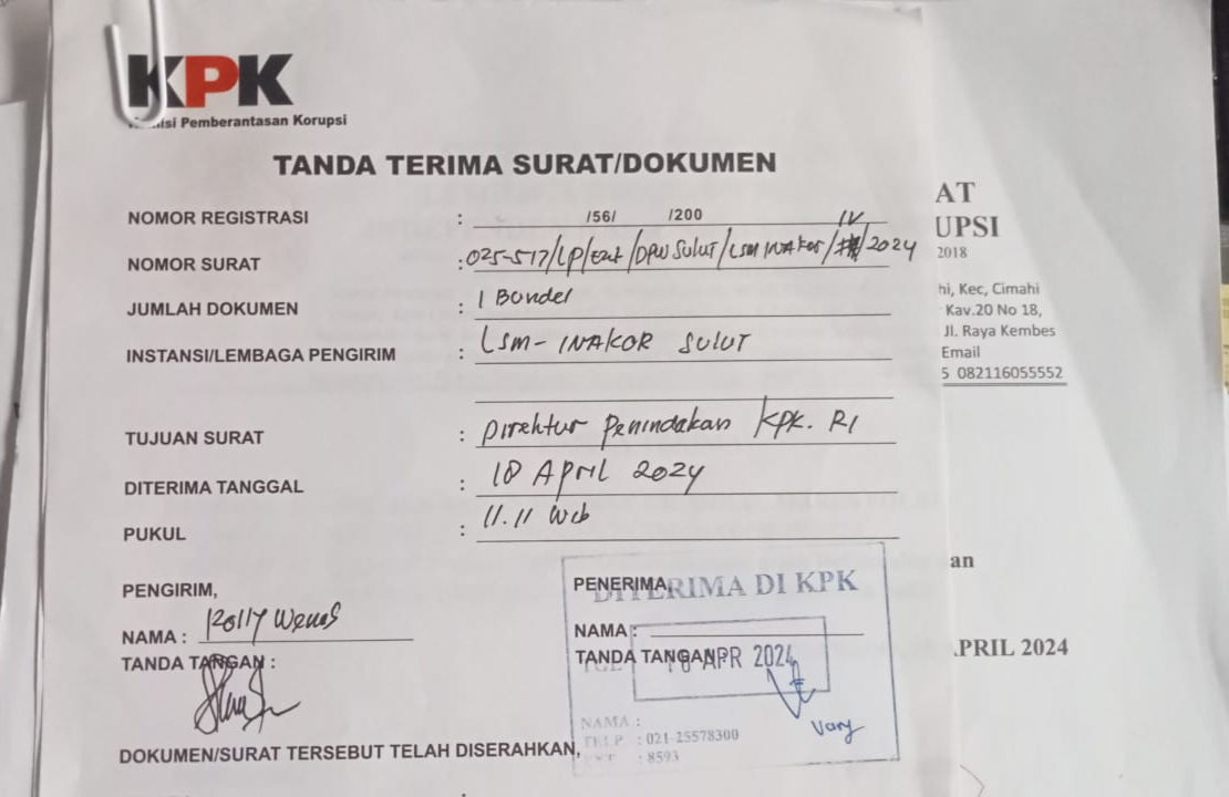 Full Team INAKOR Datangi KPK untuk Lengkapi Data Dugaan Korupsi Refocusing dan Realokasi Anggaran Pembangunan Tiga Rumah Sakit di Sulut IMG-20240606-WA0128