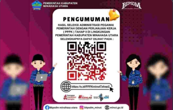 Pemkab Minahasa Utara Umumkan Hasil Seleksi Administrasi PPPK Tahap II