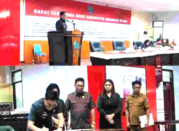 Bupati Joune Ganda: DPRD Minahasa Utara Tetapkan Pertanggungjawaban APBD 2024 Oplus_131072